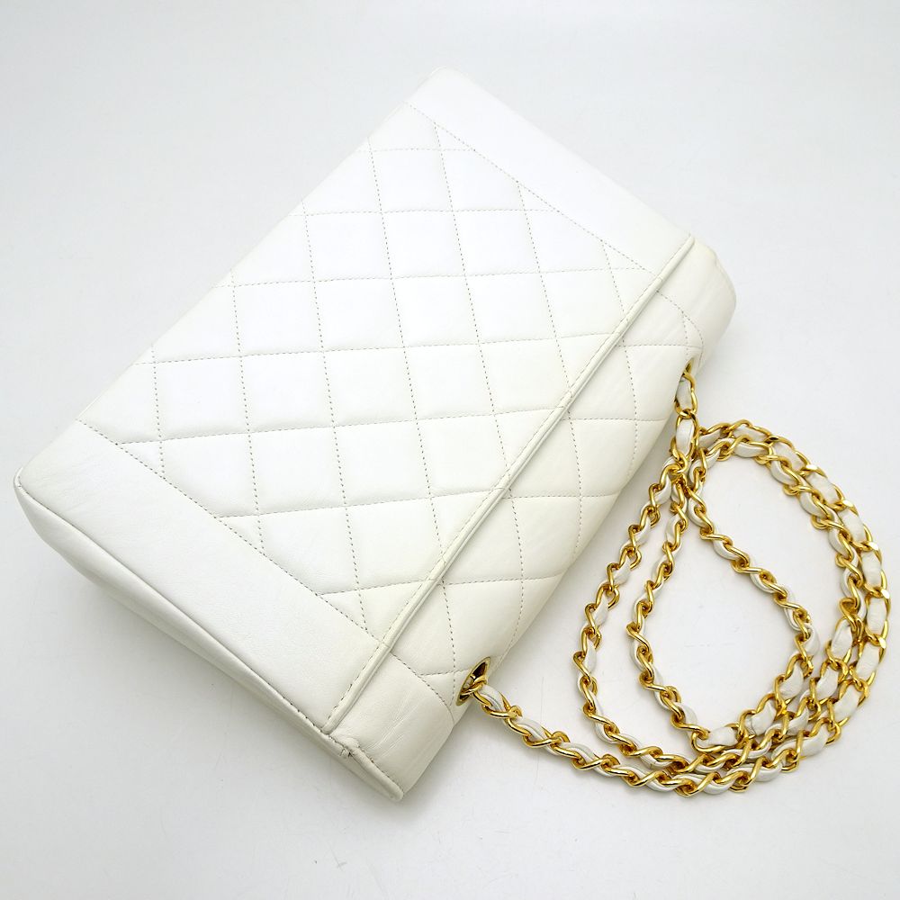 Chanel Diana Matelasse Lambskin Shoulder Bag