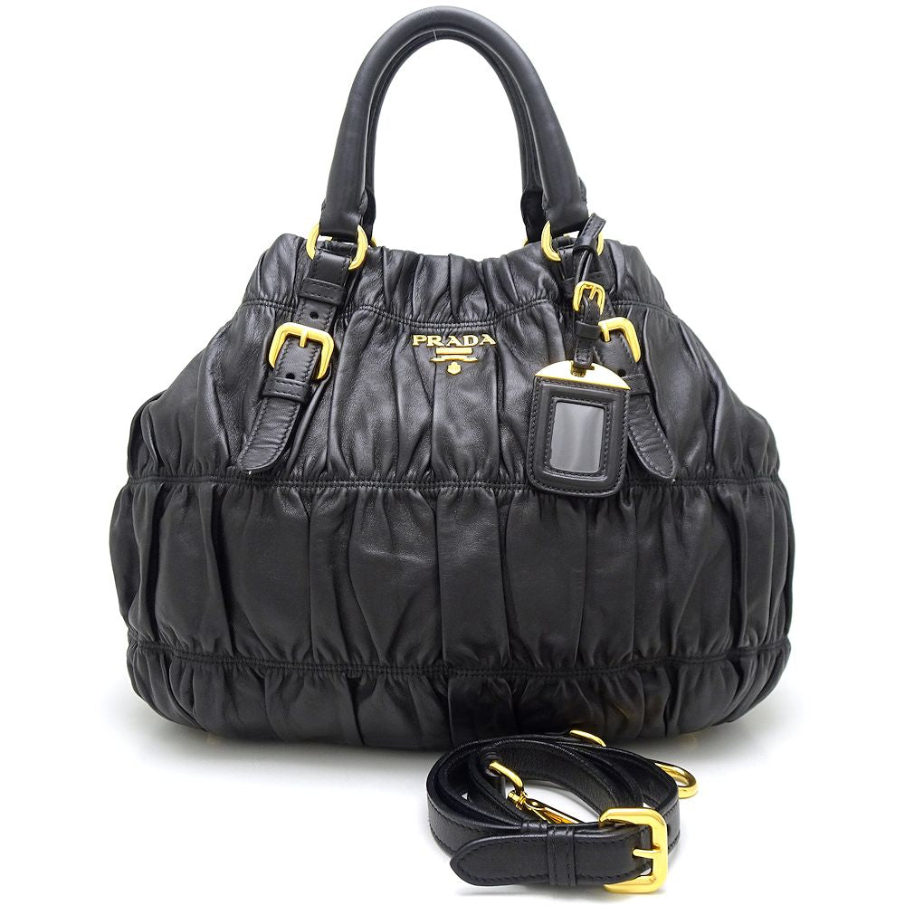 Prada Leather 2Way Handbag BN1789