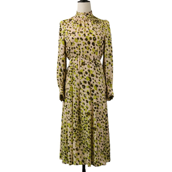 ANAYI Leopard Chiffon Long Dress