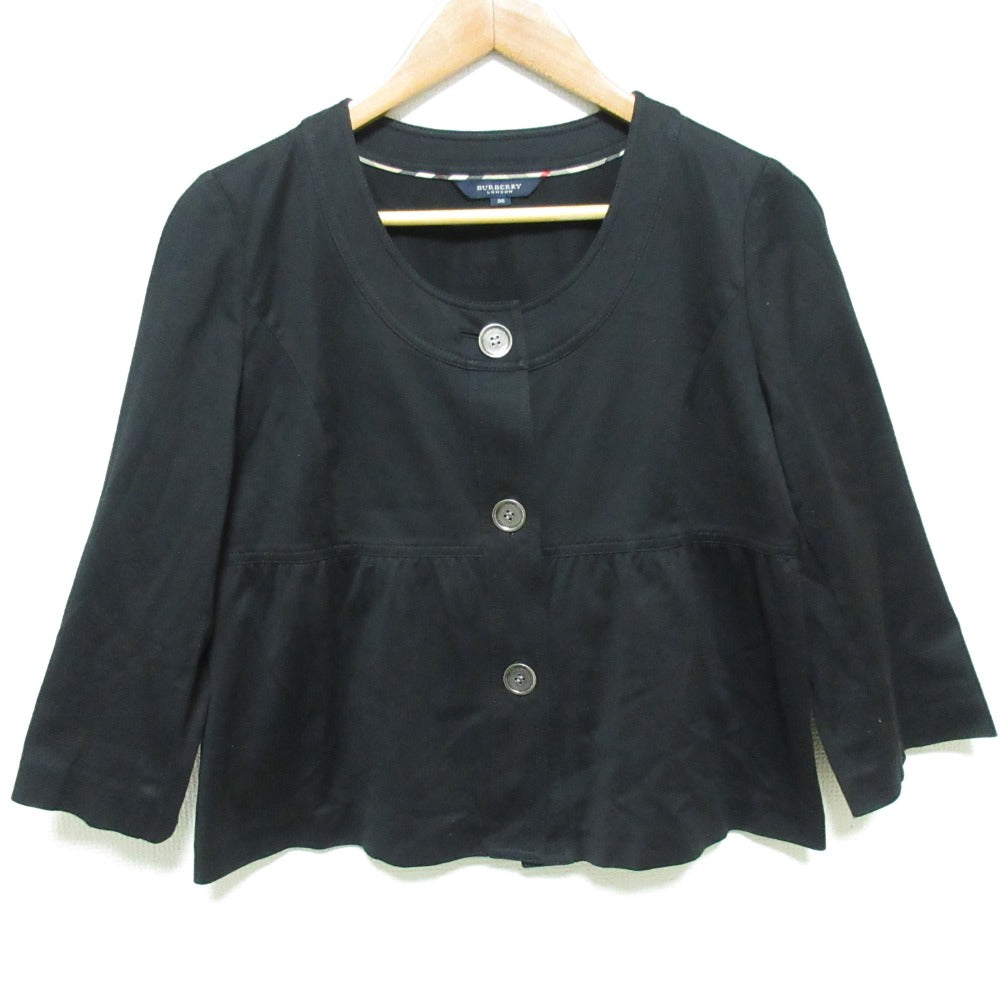 Burberry London Collarless Shirt Jacket