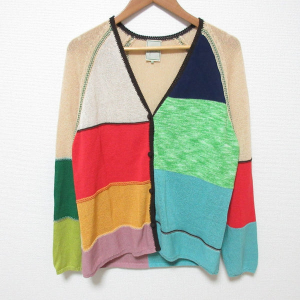 Sybilla Patchwork Knit Cardigan