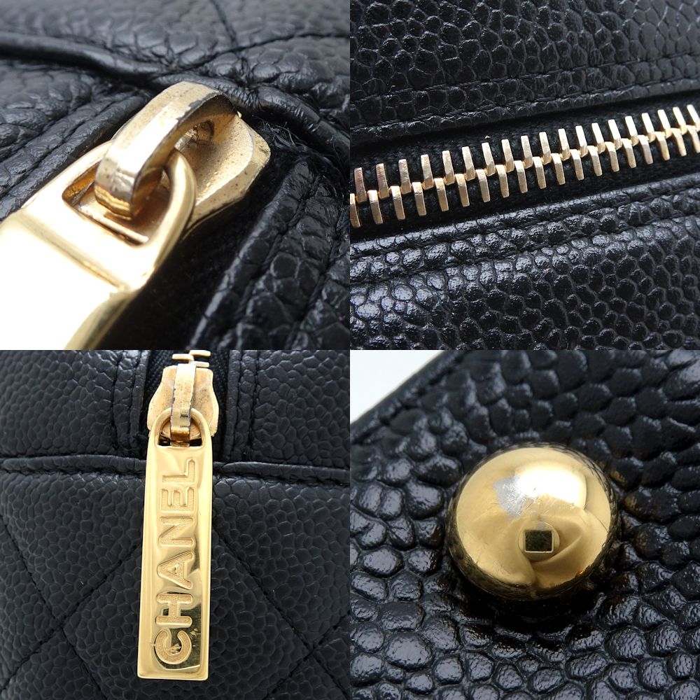 Chanel Caviar Mini Boston Handbag A20996