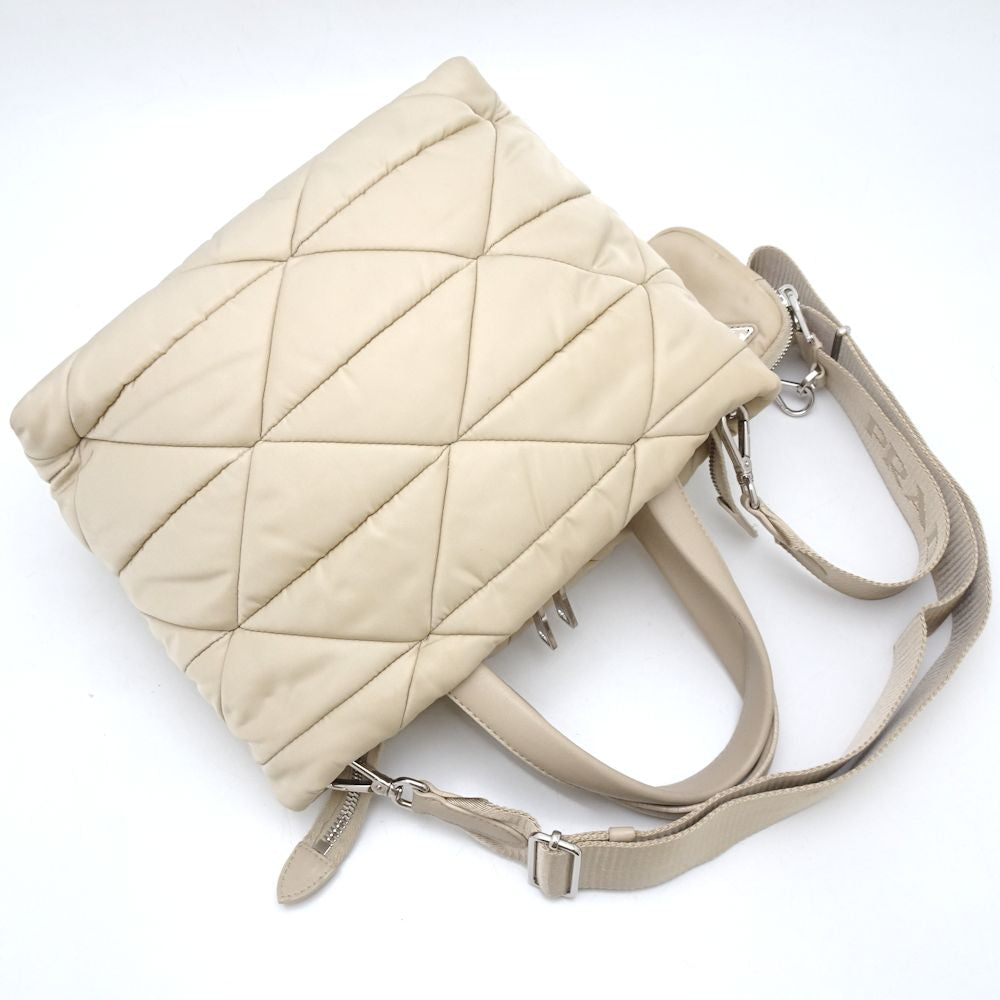 Prada Nylon Leather 2Way Bag 1BG373