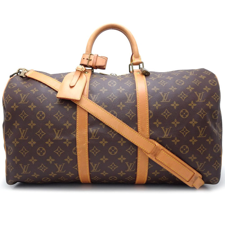 Louis Vuitton Monogram Keepall Bandouliere 50 Bag