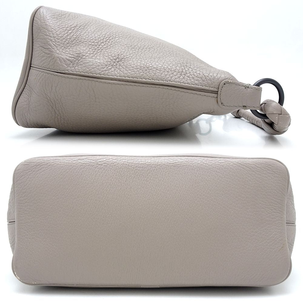 Bottega Veneta Leather Shoulder Bag Beige