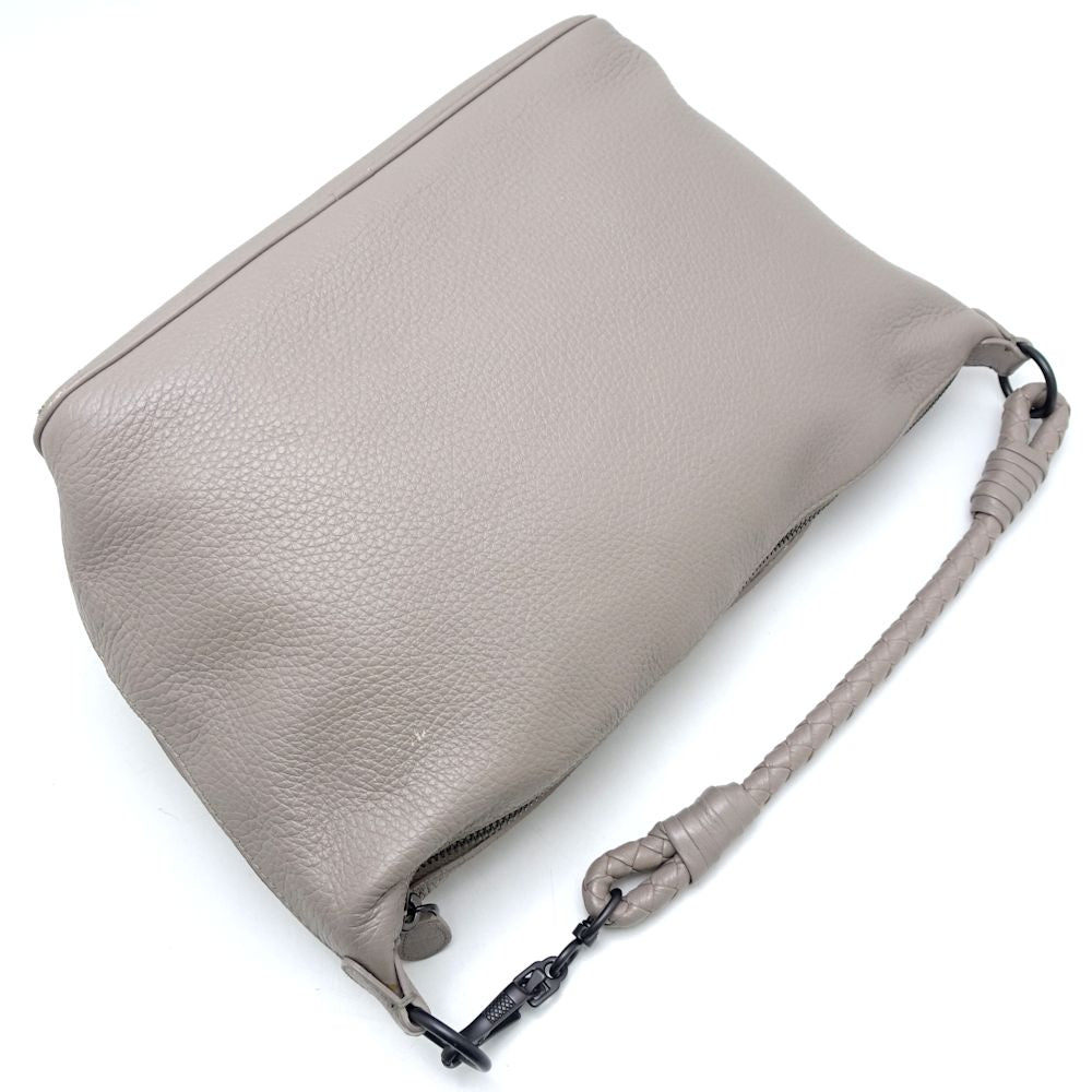 Bottega Veneta Leather Shoulder Bag Beige