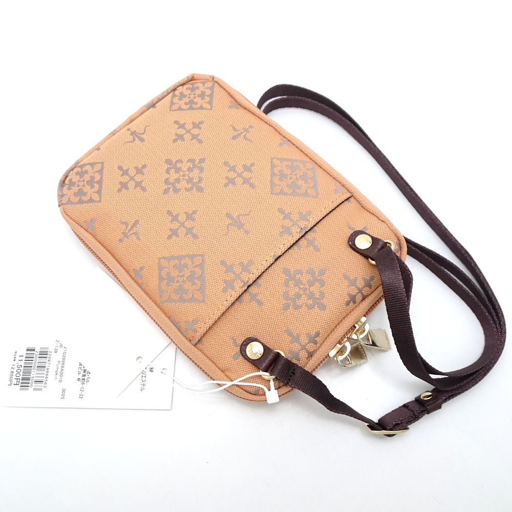 Russet Canvas Wallet Shoulder Bag RUZ1039989A0010