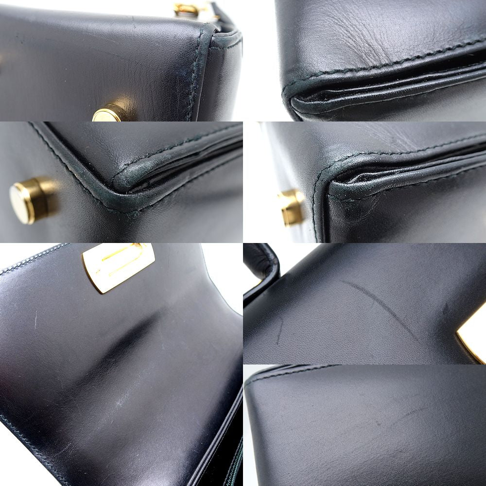 Salvatore Ferragamo Leather 2Way Bag Gancini