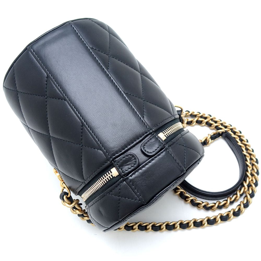 Chanel Lambskin Vanity Crossbody Bag AS2735