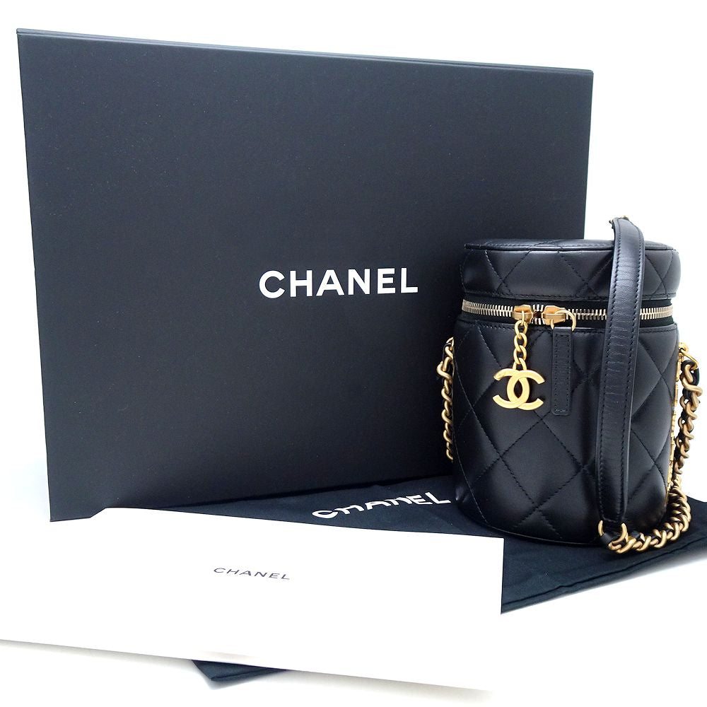 Chanel Lambskin Vanity Crossbody Bag AS2735