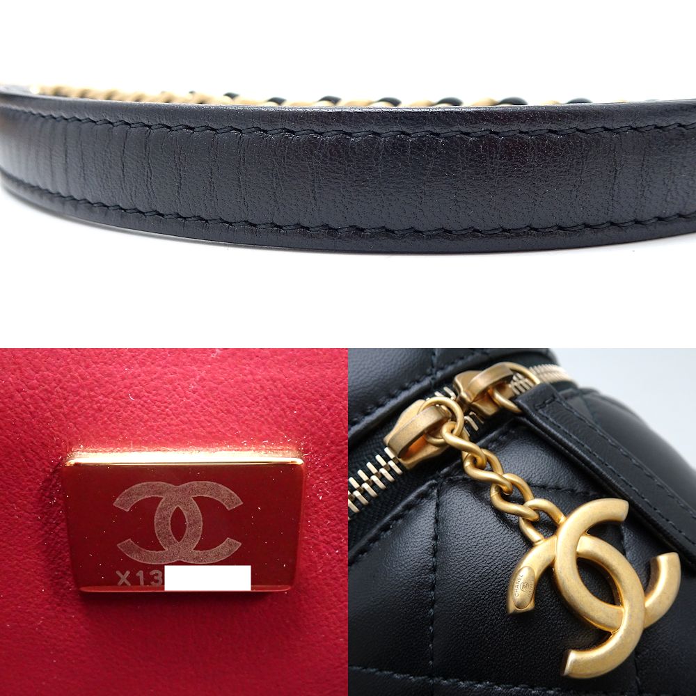 Chanel Lambskin Vanity Crossbody Bag AS2735