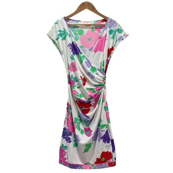 Leonard Paris Floral Print Dress