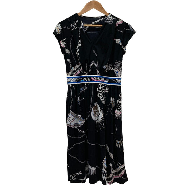 Leonard Fashion Printed Stretch Flare Dress