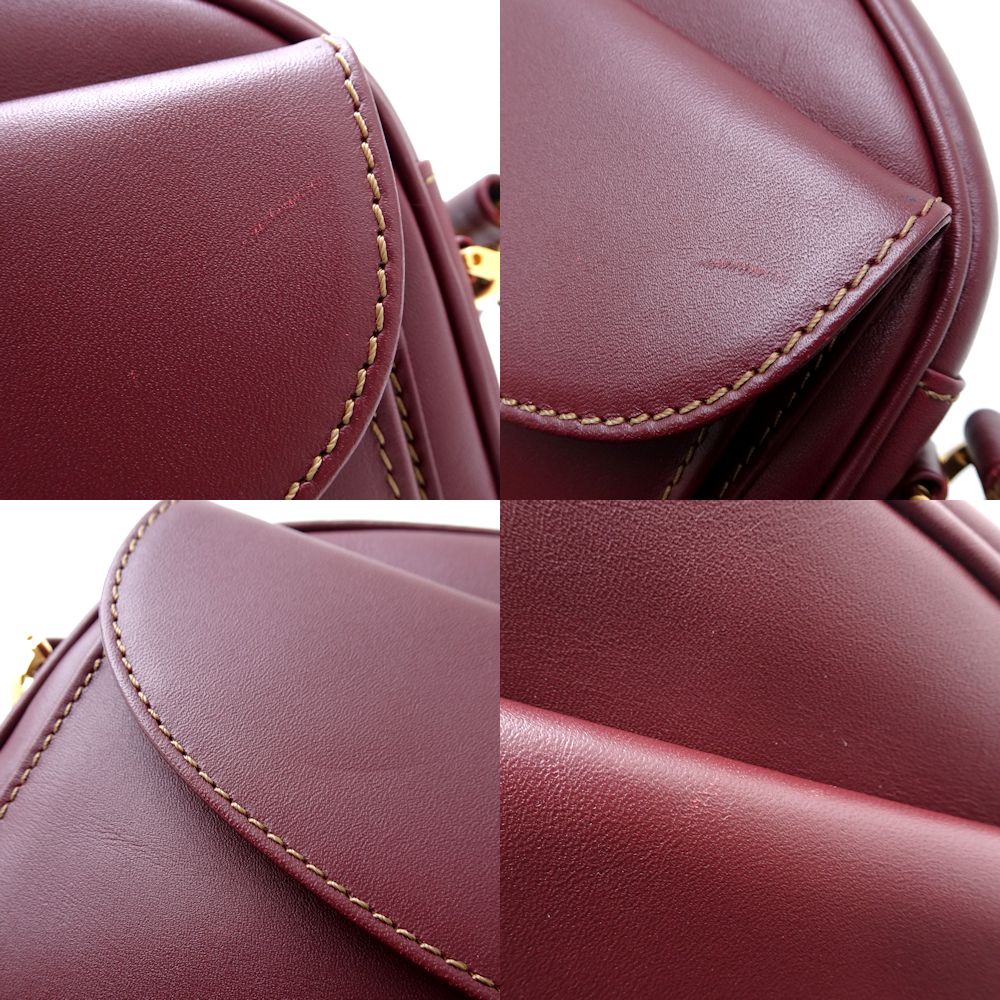 Cartier Cartier Leather Must Line Shoulder Bag Leather Crossbody Bag in Great Condition