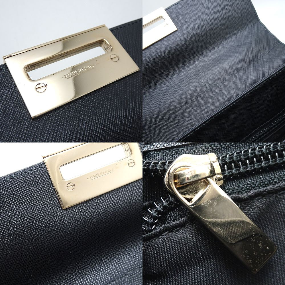 Salvatore Ferragamo Gancini 2Way Bag Black