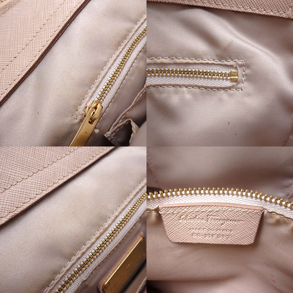 Salvatore Ferragamo Leather Gancini 2Way Bag