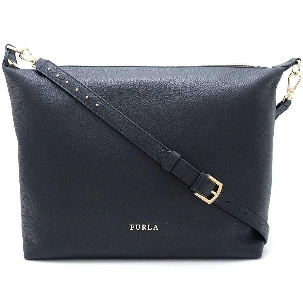 Furla Leather Shoulder Bag Black