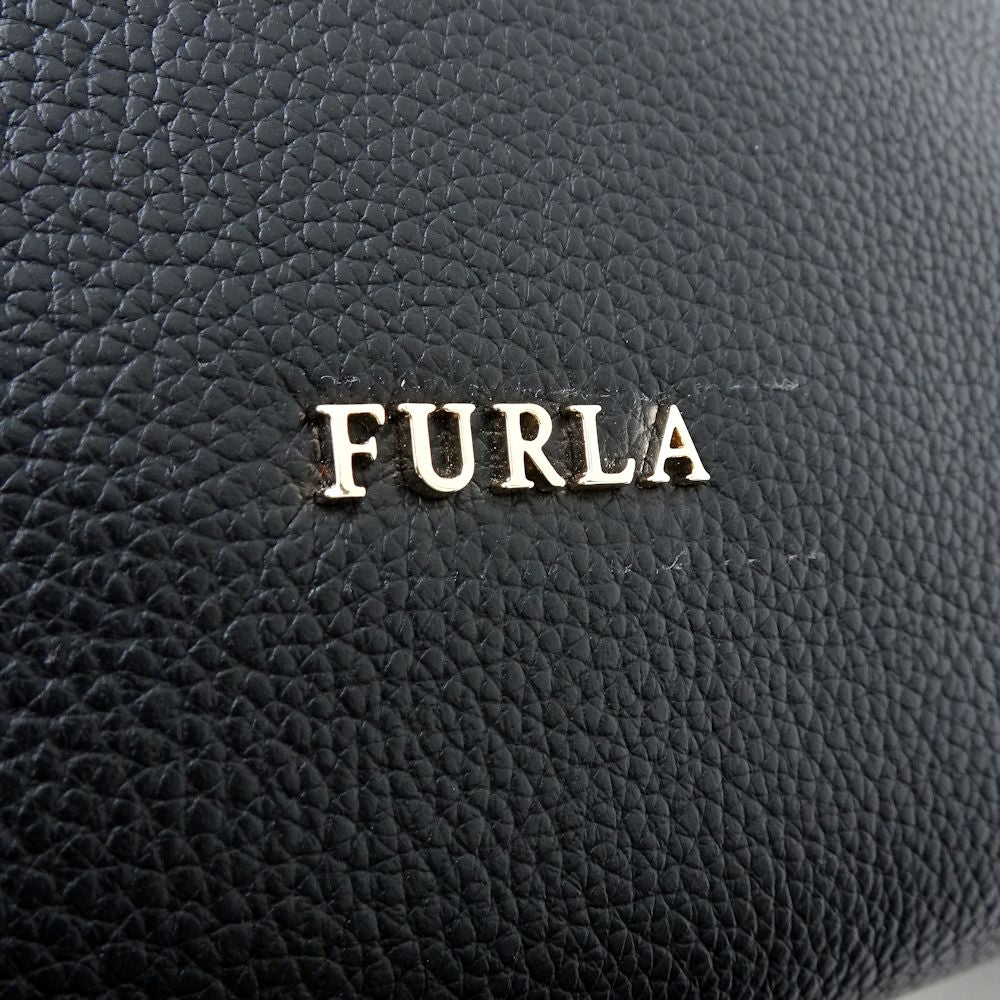 Furla Leather Shoulder Bag Black