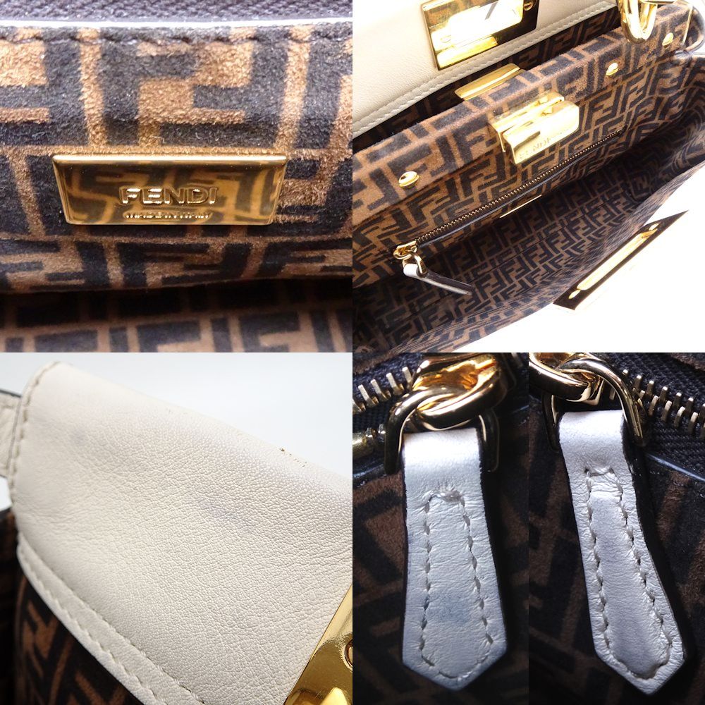 Fendi Peekaboo Small 2Way Leather Bag