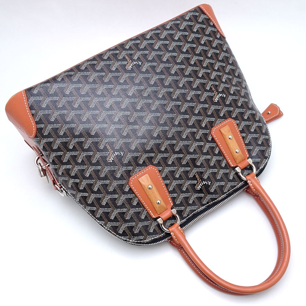 Goyard Vendome MM Handbag PVC Canvas Leather