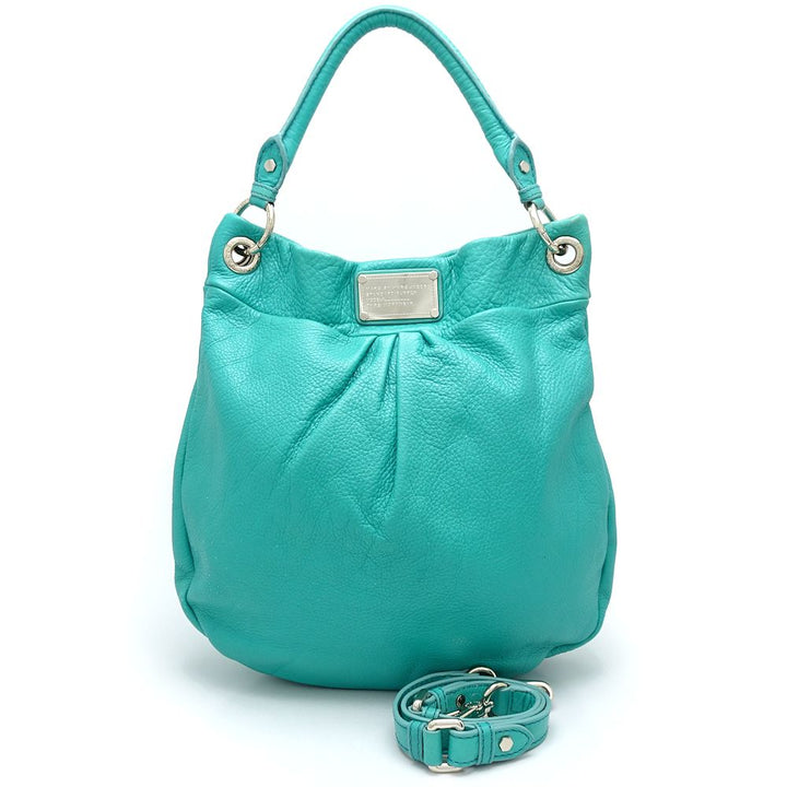 MARC BY MARC JACOBS Emerald Green Leather 2Way Tote Bag