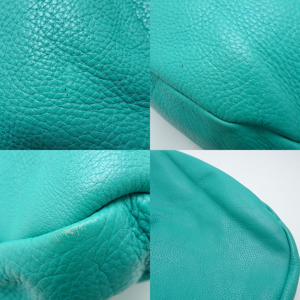 MARC BY MARC JACOBS Emerald Green Leather 2Way Tote Bag