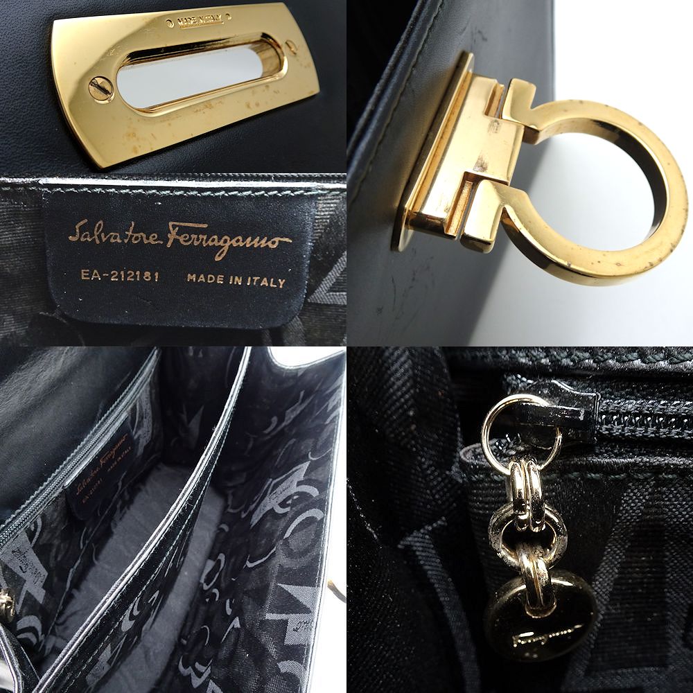 Salvatore Ferragamo Leather 2Way Bag EA-212181