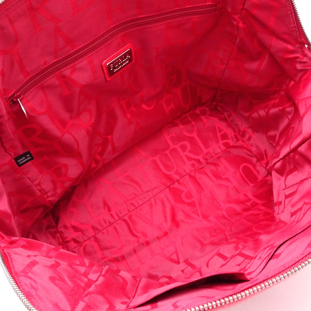 Furla Leather Tote Bag Red