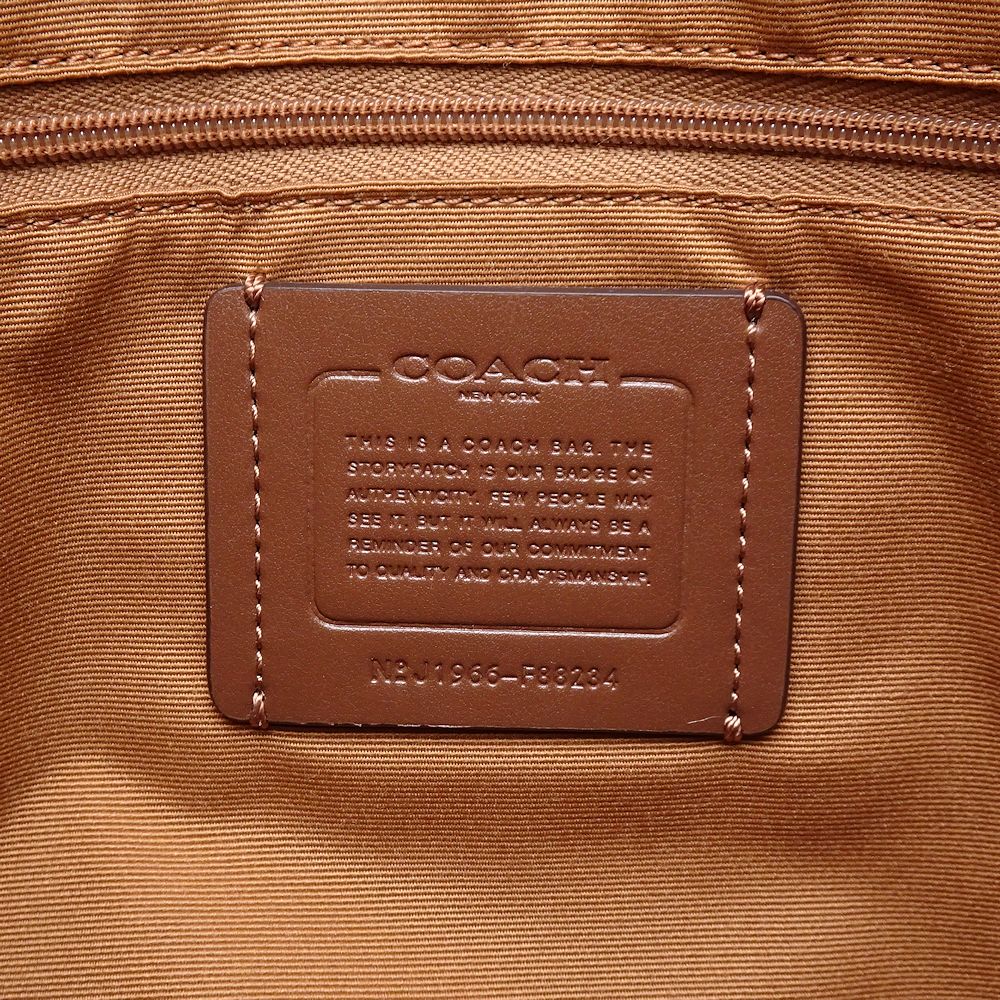 Coach Embossed Leather Tote Bag F88234