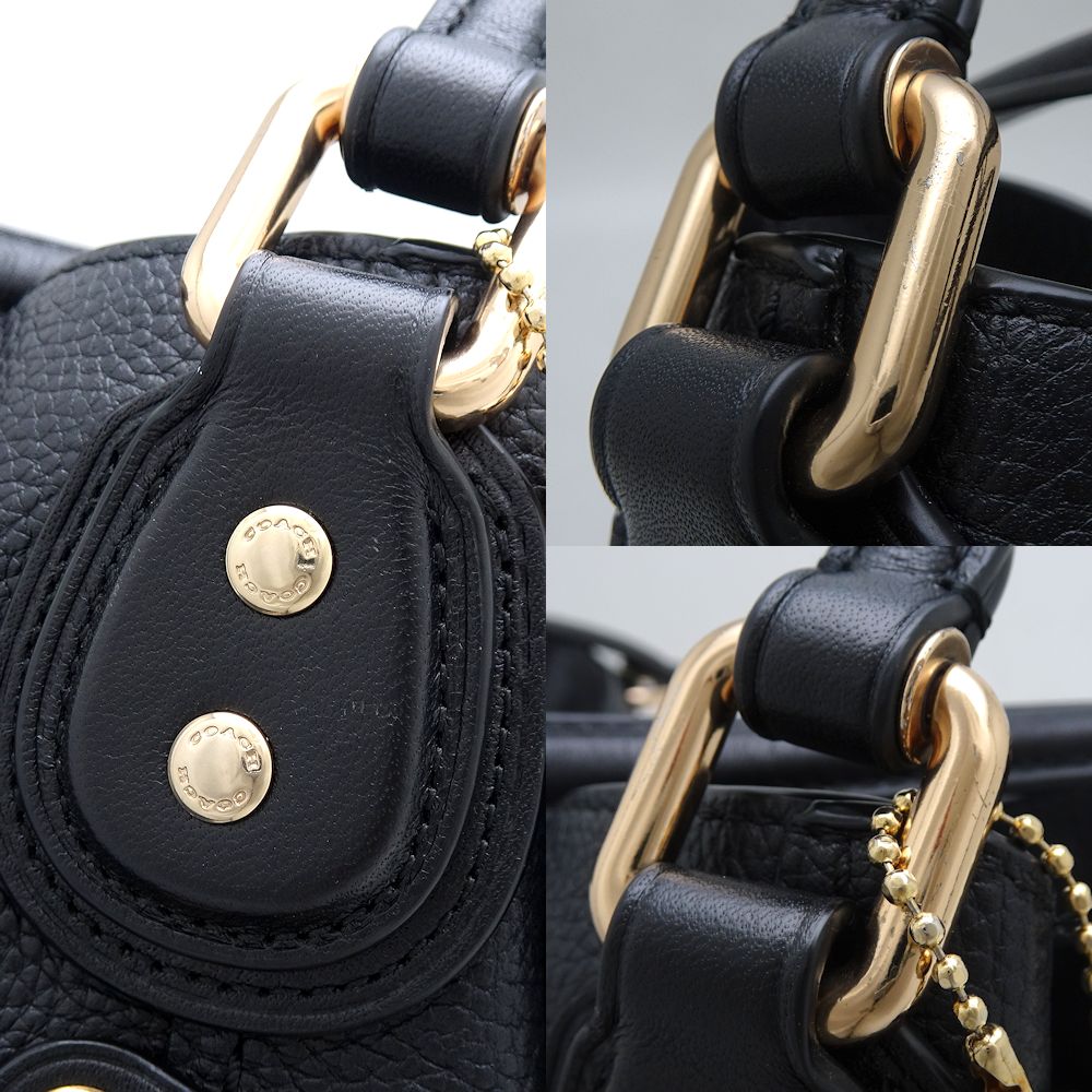 Coach Leather Edie Shoulder Bag 21348