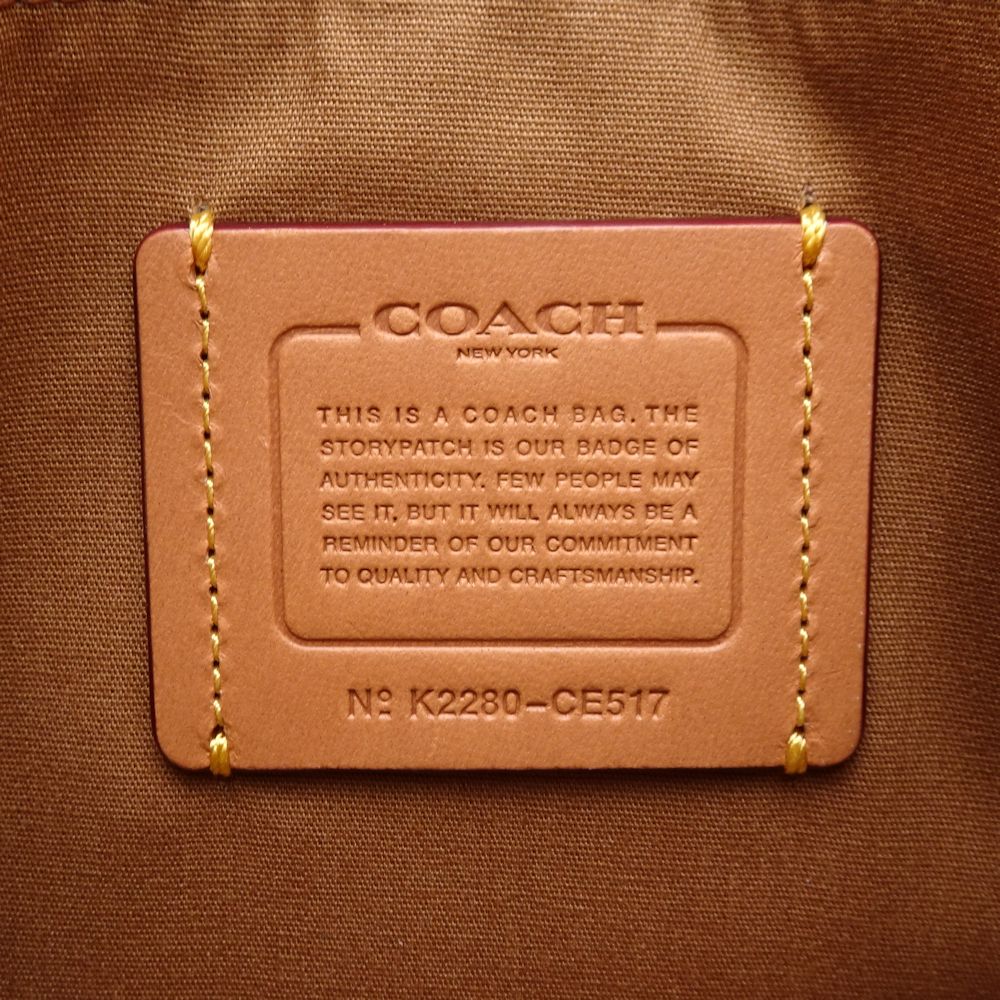 Coach Canvas Leather Shoulder Bag CE517