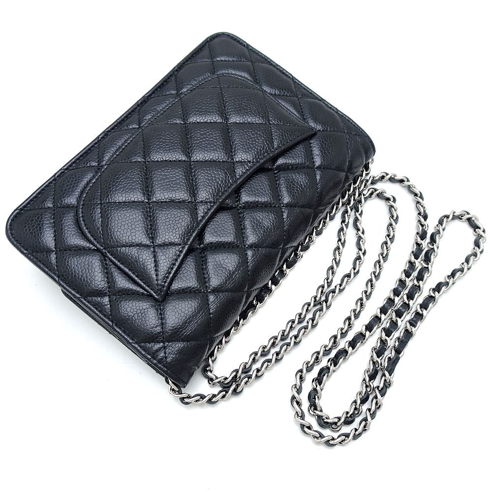 Chanel Caviar Chain Wallet Classic Crossbody