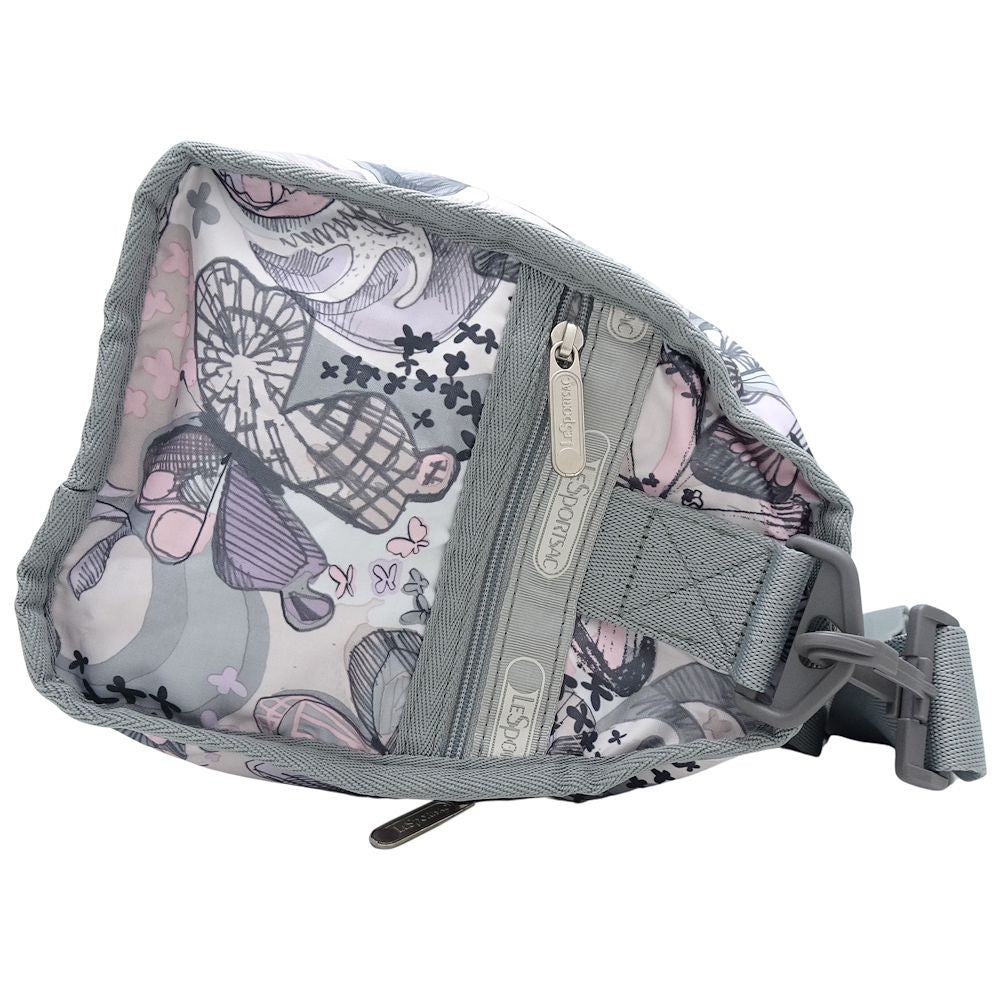 LeSportsac 2Way Shoulder Boston Bag Nylon Gray Purple