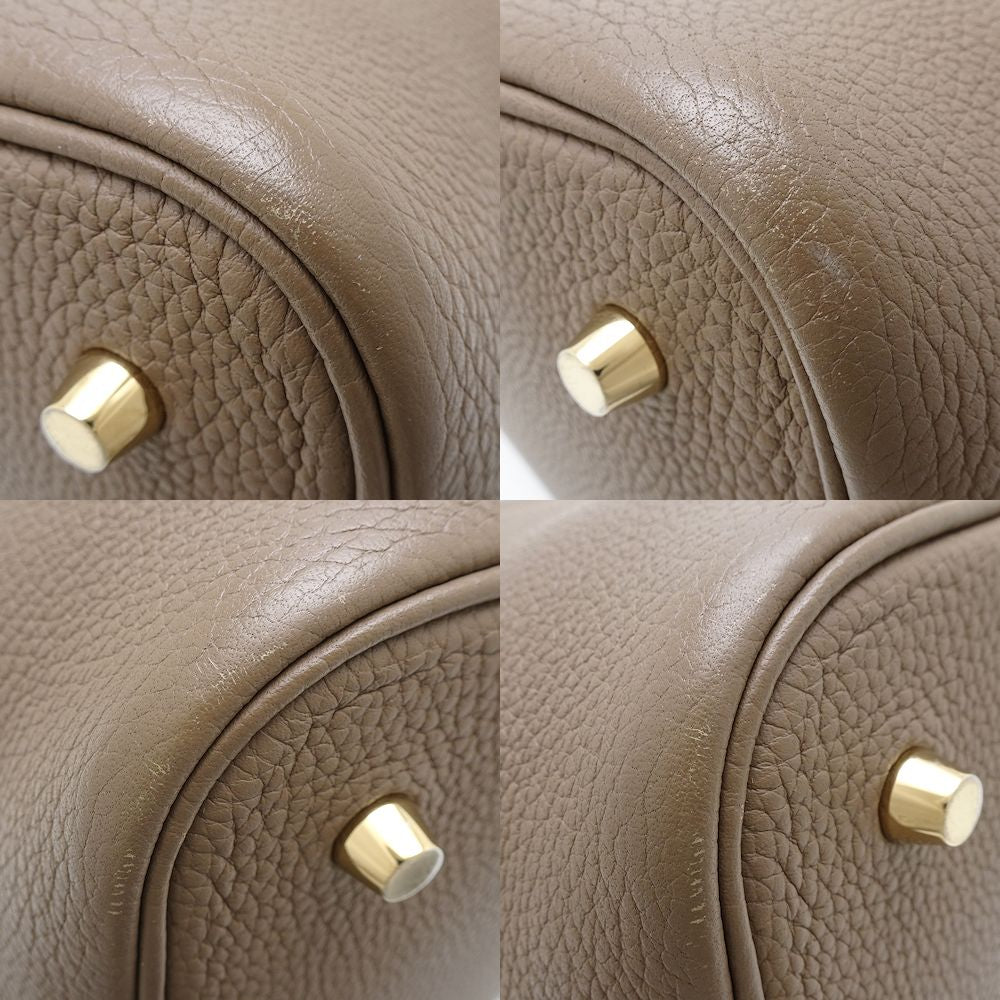 Hermes Picotin Lock MM Handbag Etoupe