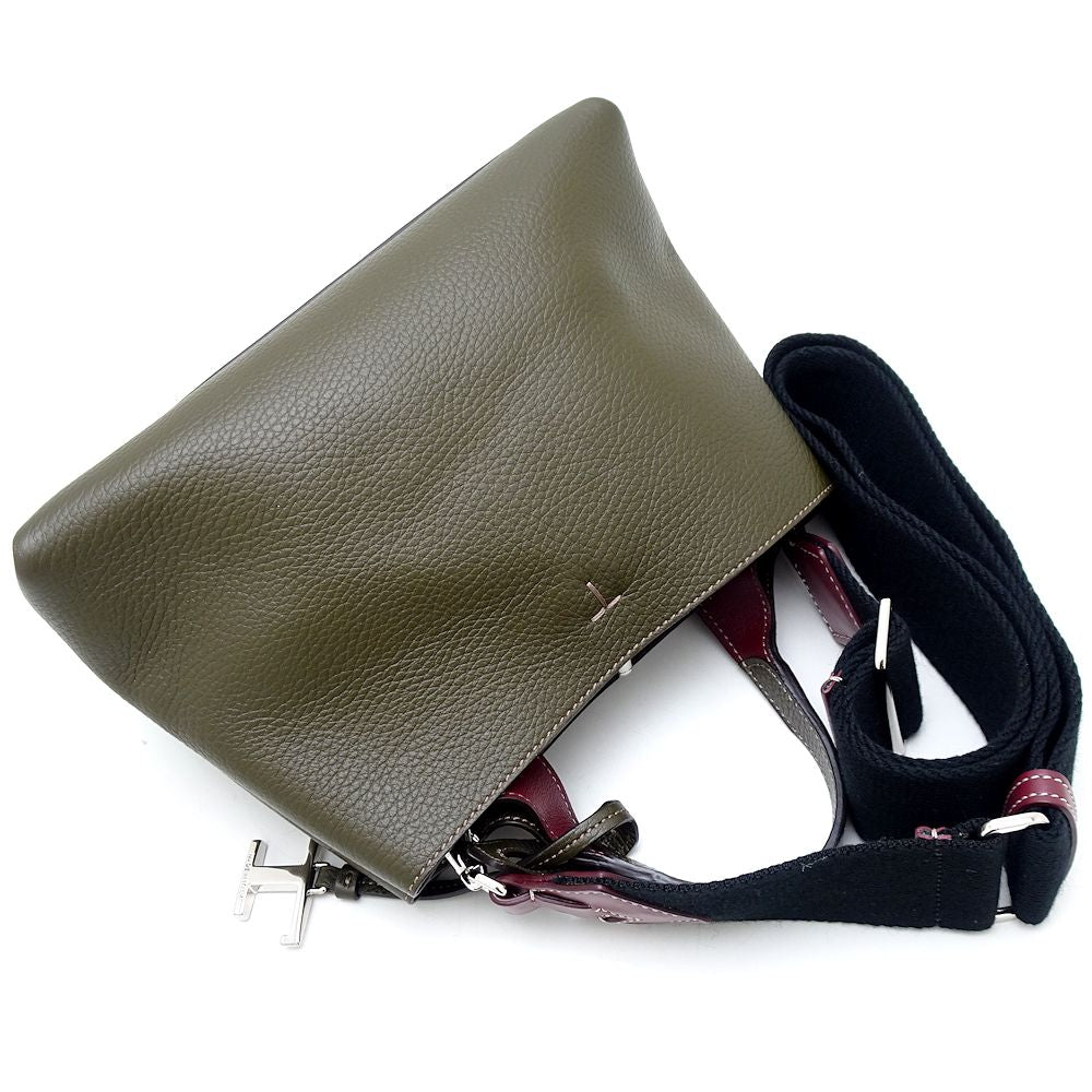 Tod's Leather 2Way Bag Olive