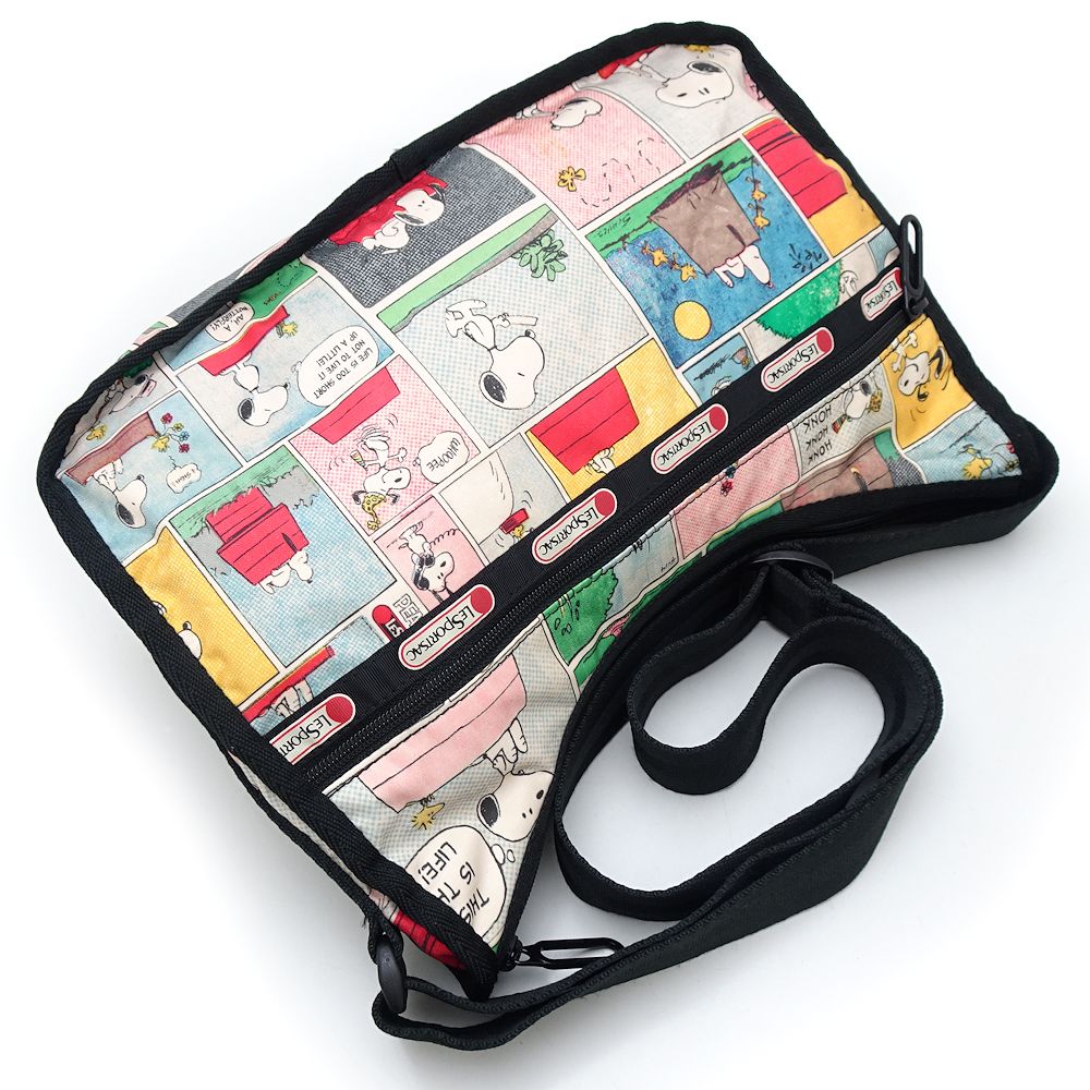 LeSportsac Nylon Shoulder Bag Snoopy Multicolor