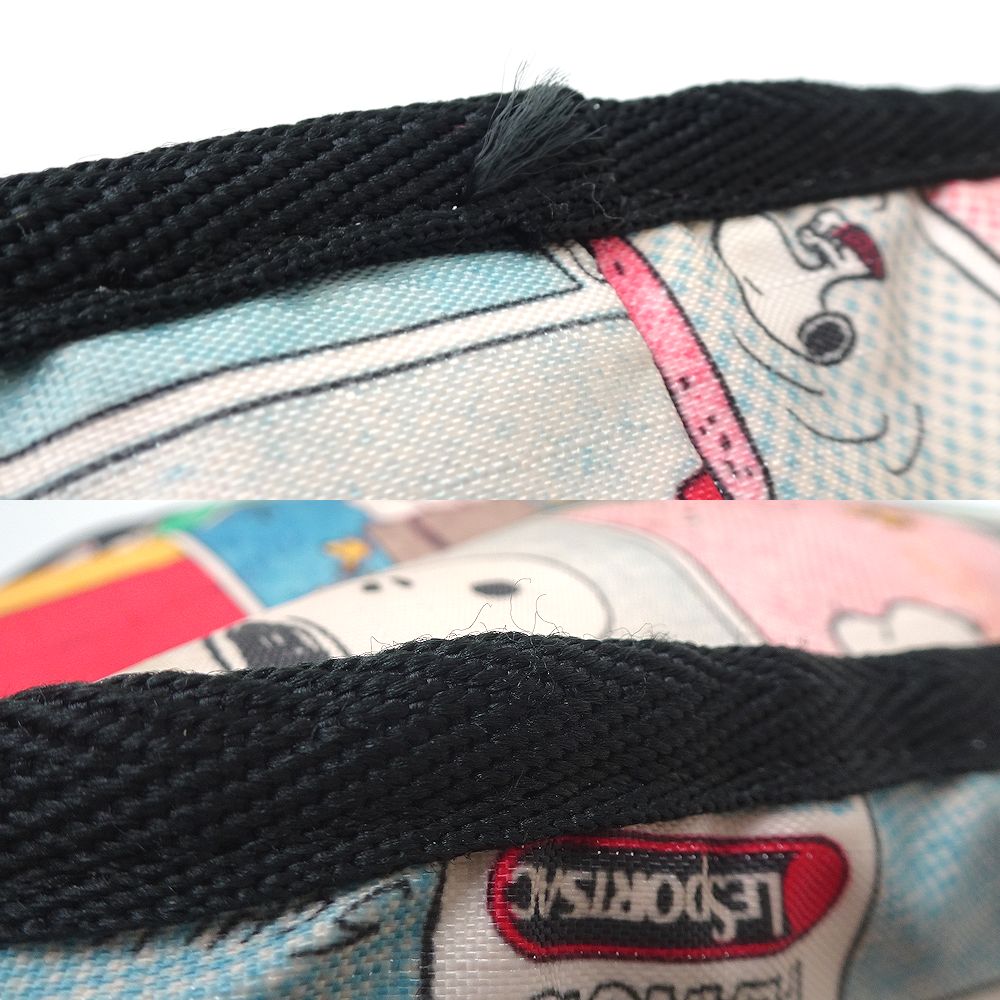 LeSportsac Nylon Shoulder Bag Snoopy Multicolor