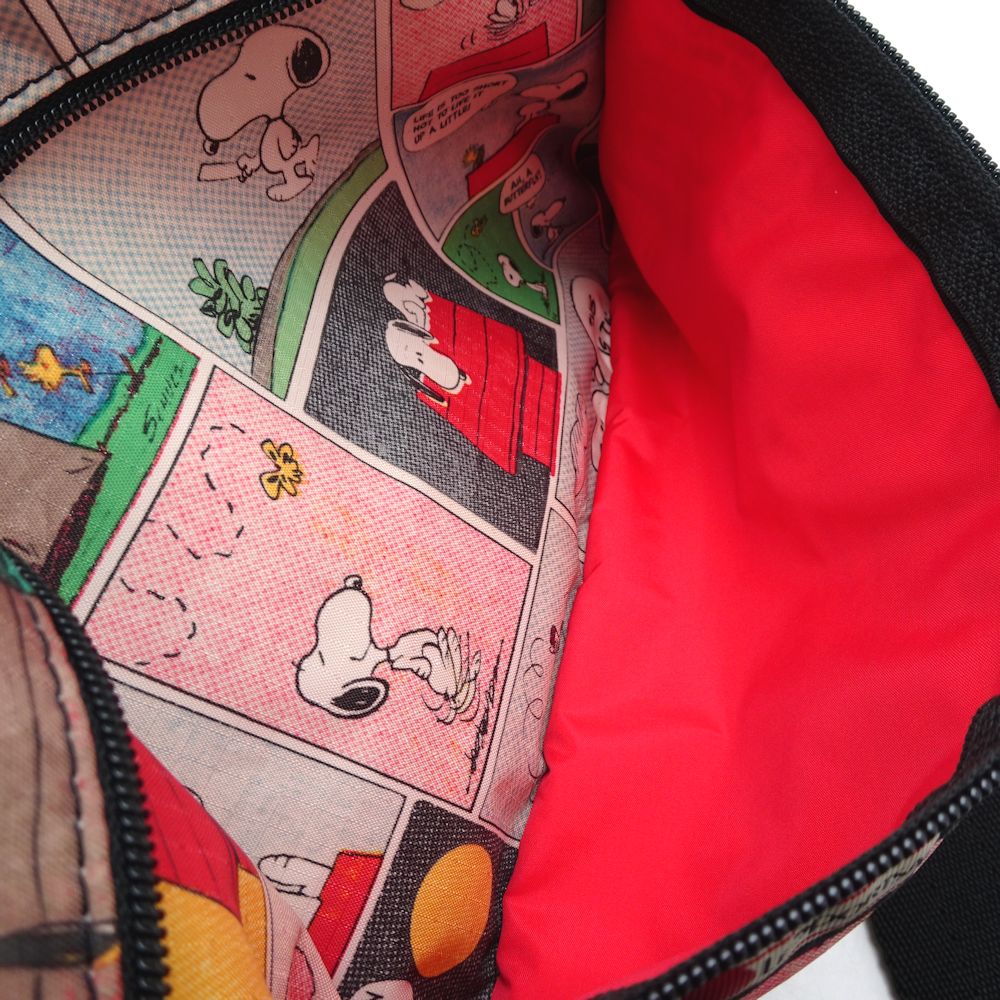 LeSportsac Nylon Shoulder Bag Snoopy Multicolor