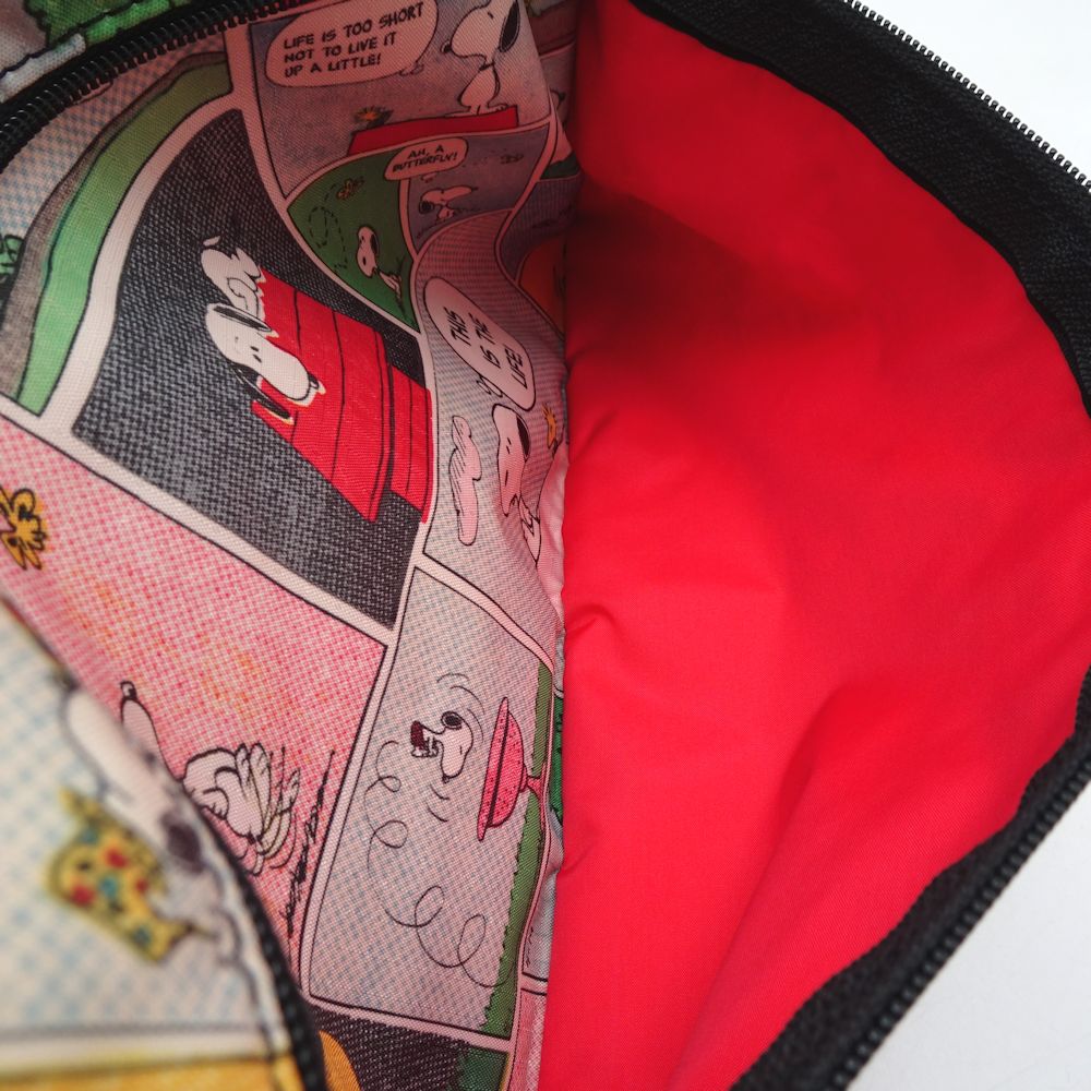 LeSportsac Nylon Shoulder Bag Snoopy Multicolor