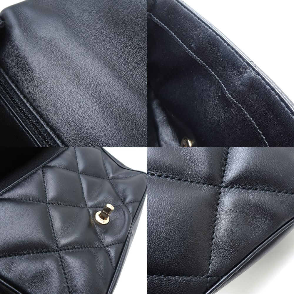 Chanel Lambskin Shoulder Bag Matelasse Flap