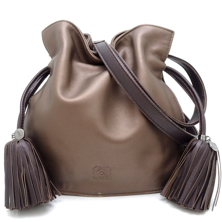 Loewe Nappa Leather Flamenco Shoulder Bag