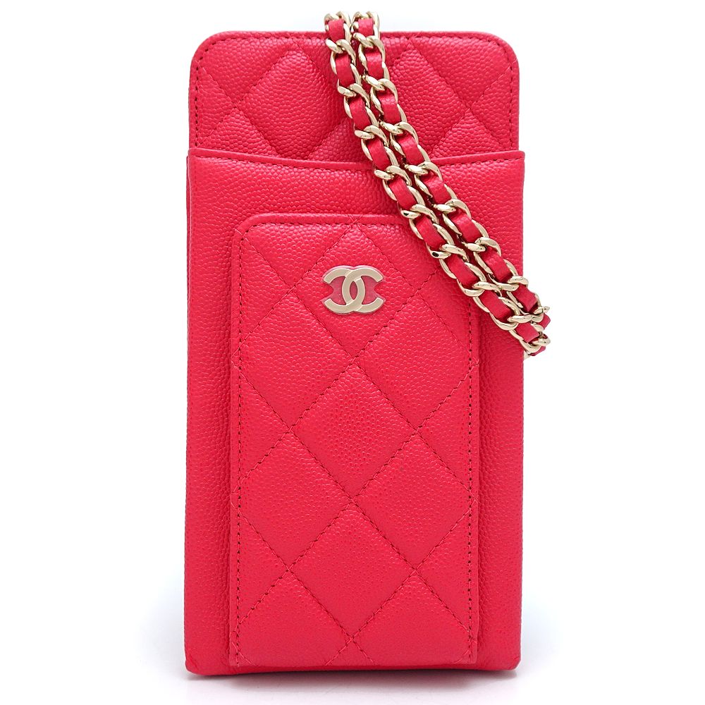 Chanel Caviar Skin Phone Case AP0990