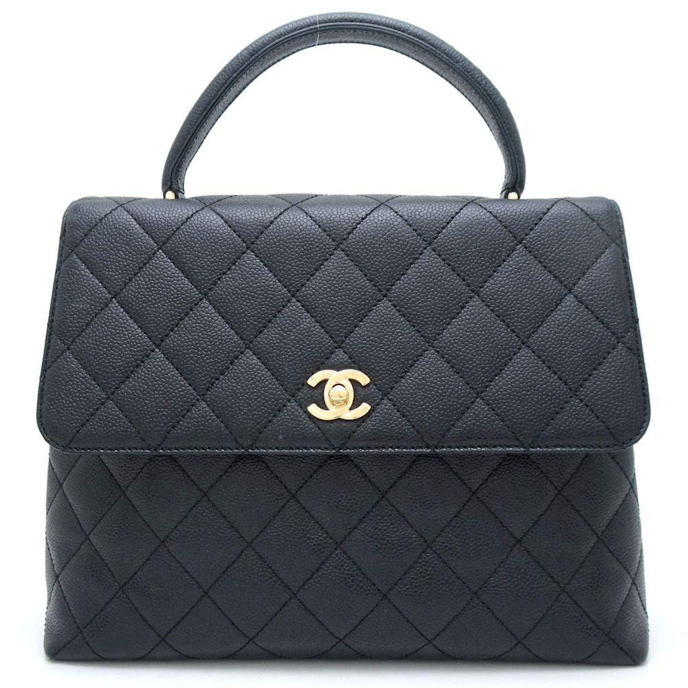 Chanel Chanel Caviar Skin Matelasse Handbag A12397 Leather Handbag A12397 in Very Good Condition