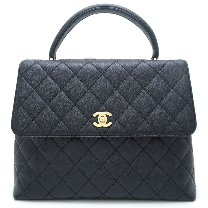 Chanel Chanel Caviar Skin Matelasse Handbag A12397 Leather Handbag A12397 in Very Good Condition