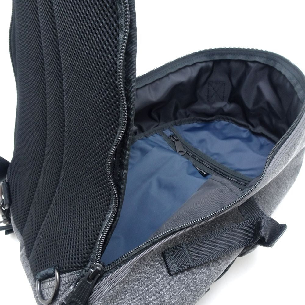 PORTER Nylon Body Bag Gray