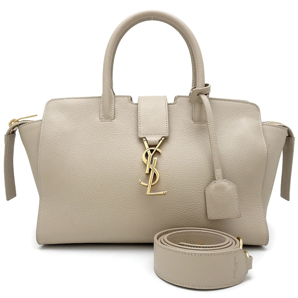 Saint Laurent Downtown Baby 2Way Bag Beige