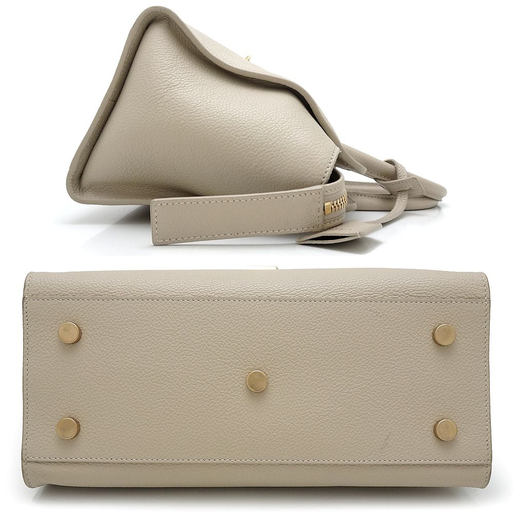 Saint Laurent Downtown Baby 2Way Bag Beige