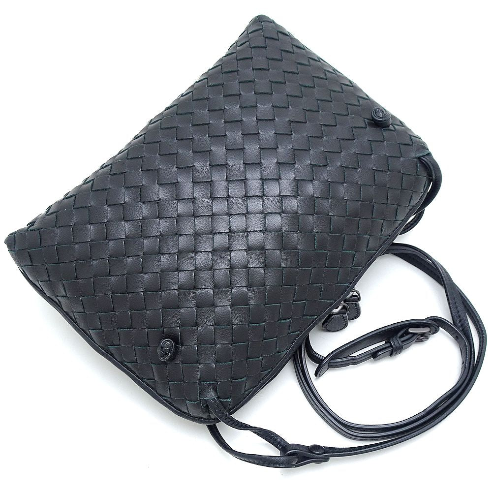 Bottega Veneta Leather Intrecciato Shoulder Bag