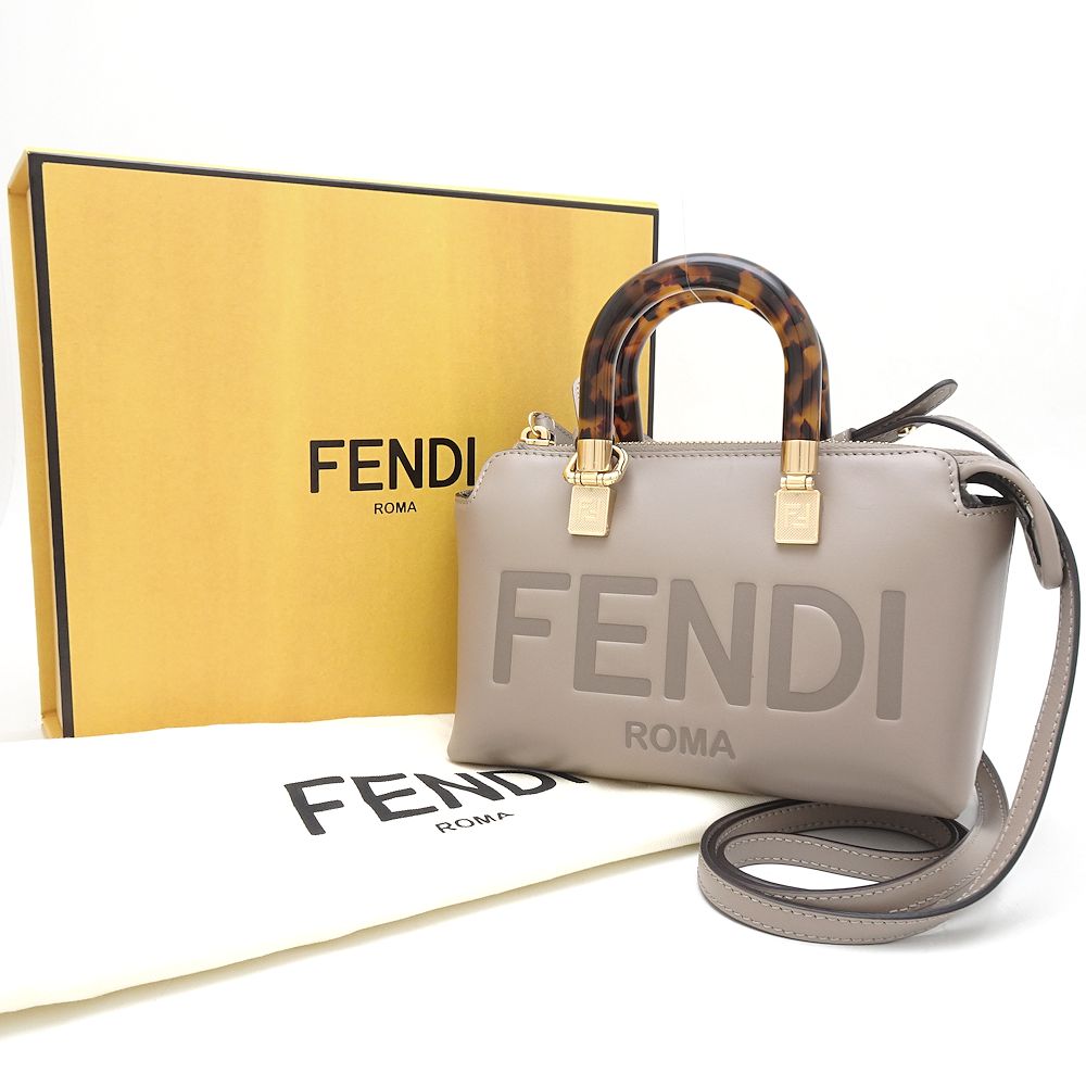 Fendi Mini By The Way Leather Shoulder Bag