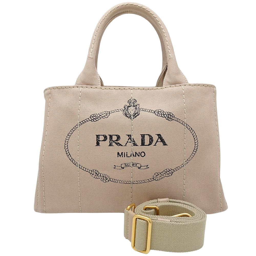 Prada Canapa 2Way Canvas Bag 1BG439